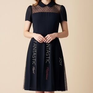 Red Valentino embroidered dress